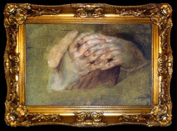 framed  Peter Paul Rubens Praying Hands, ta009-2